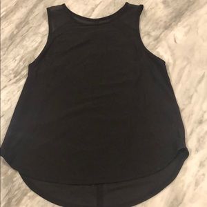 Lululemon black Mesh Muscle Tank size 6